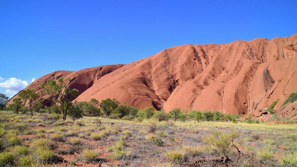 The landscape is pretty bare in the Australian outback. However, what there is to see has great beauty!