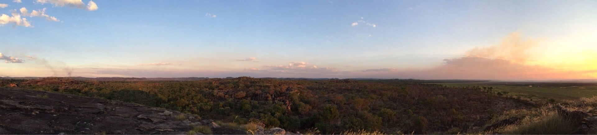 #GoldenHour sunset colours from Nadab Lookout at Ubiirr in Kakadu #NationalPark.
Southwest panorama over the #EastAlligator floodplains.
#UnescoWorldHeritageSite
#iPhoneonly panorama
If one gets the opportunity to go there, go... !
One will never look back! 🇦🇺😎📷🌾