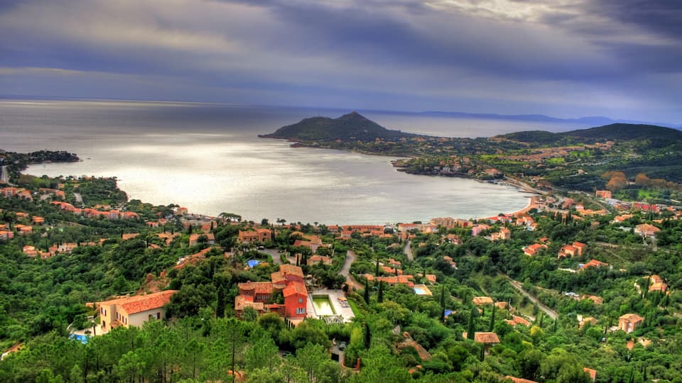 View of the C?te d'Azur coastline near Agay in France; Shutterstock ID 143036833