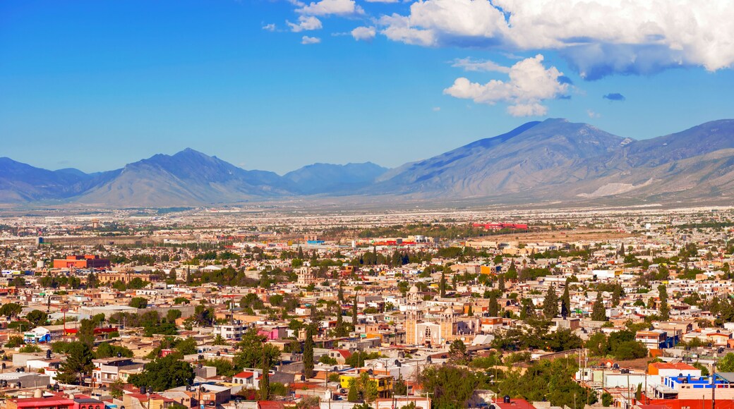 Panorama of the city of Saltillo in Mexico.