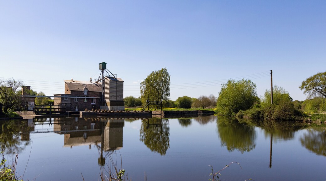 Français: Amont du moulin de Champcors sur la Vilaine à Bruz.