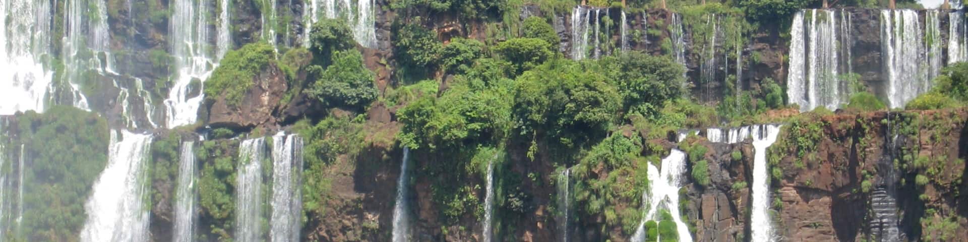 South Region featuring a waterfall and rainforest