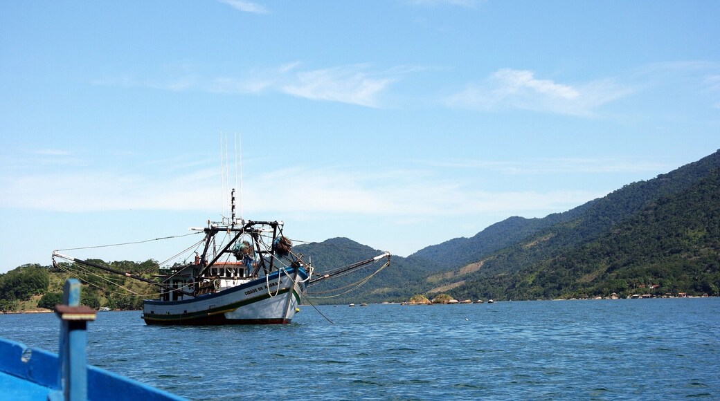 Fishing boat in Saco do Mamangua #waterlust