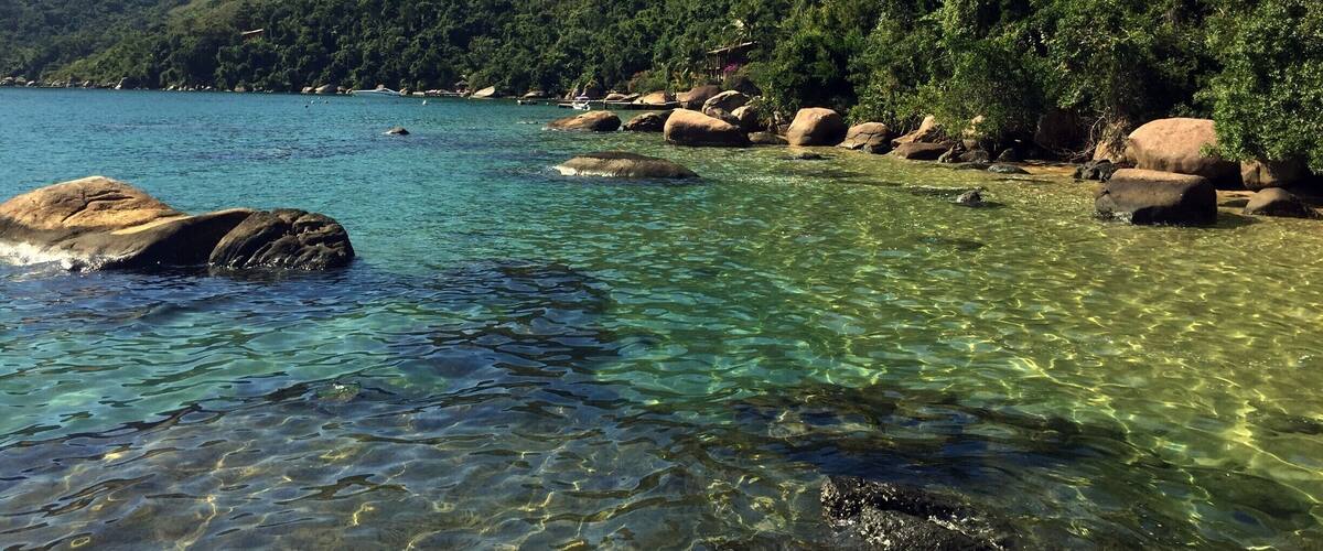 Praia Saco do Mamangua beach. One of the clearest and most serene beaches we visited in Paraty. #waterlust