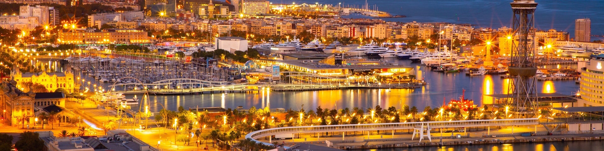 Ciutat Vella which includes landscape views, a coastal town and night scenes