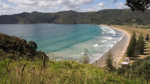 A beautiful beach in the north of the country.