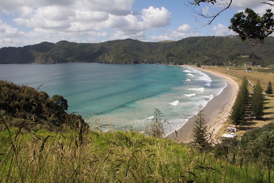 A beautiful beach in the north of the country.