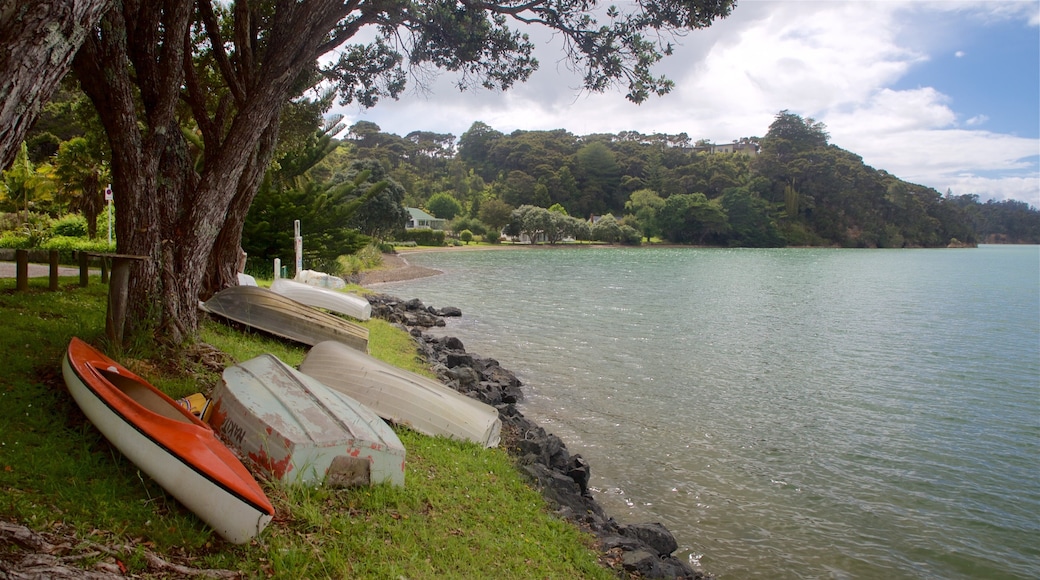 Okiato showing a bay or harbour