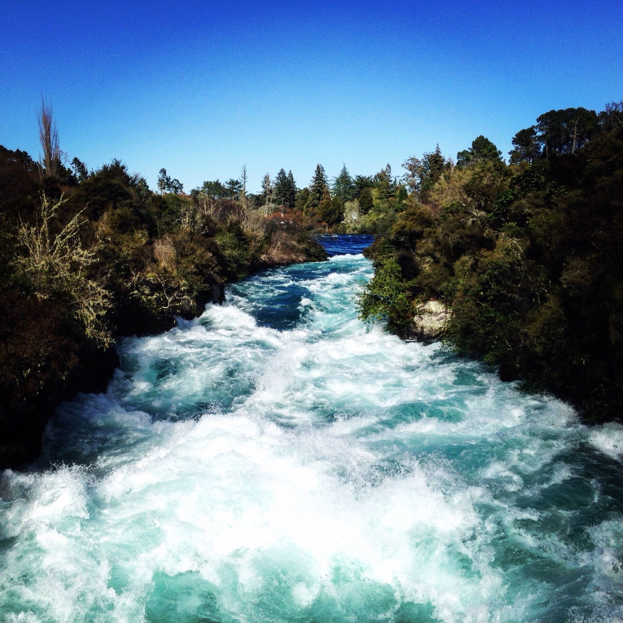 I went to this place in New Zeland in winter, so it was very cold and very noisy but so beautifull. I was alone there, no tourist. I really enjoyed this moment. 