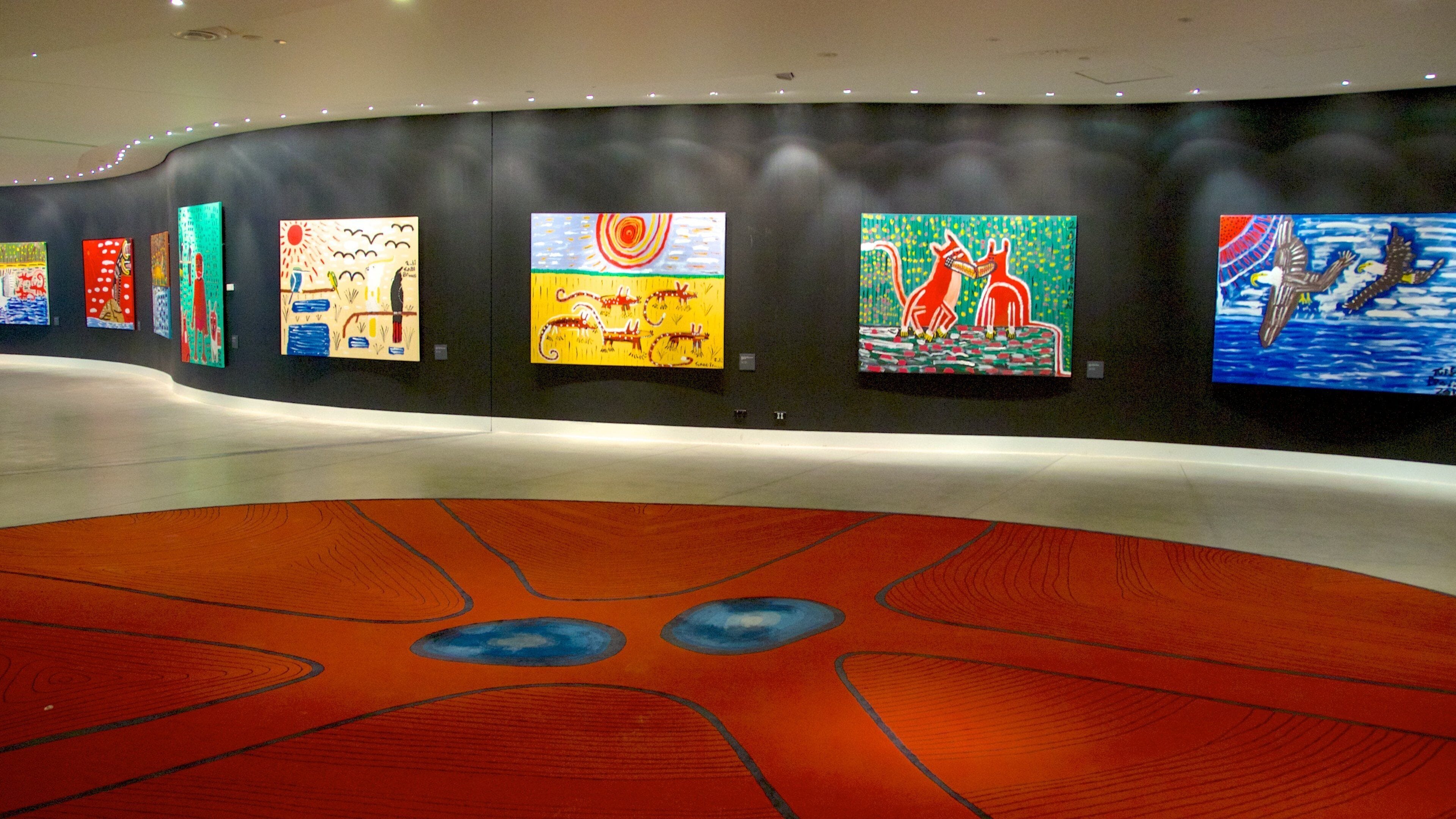 Musée de Melbourne qui includes art et vues intérieures