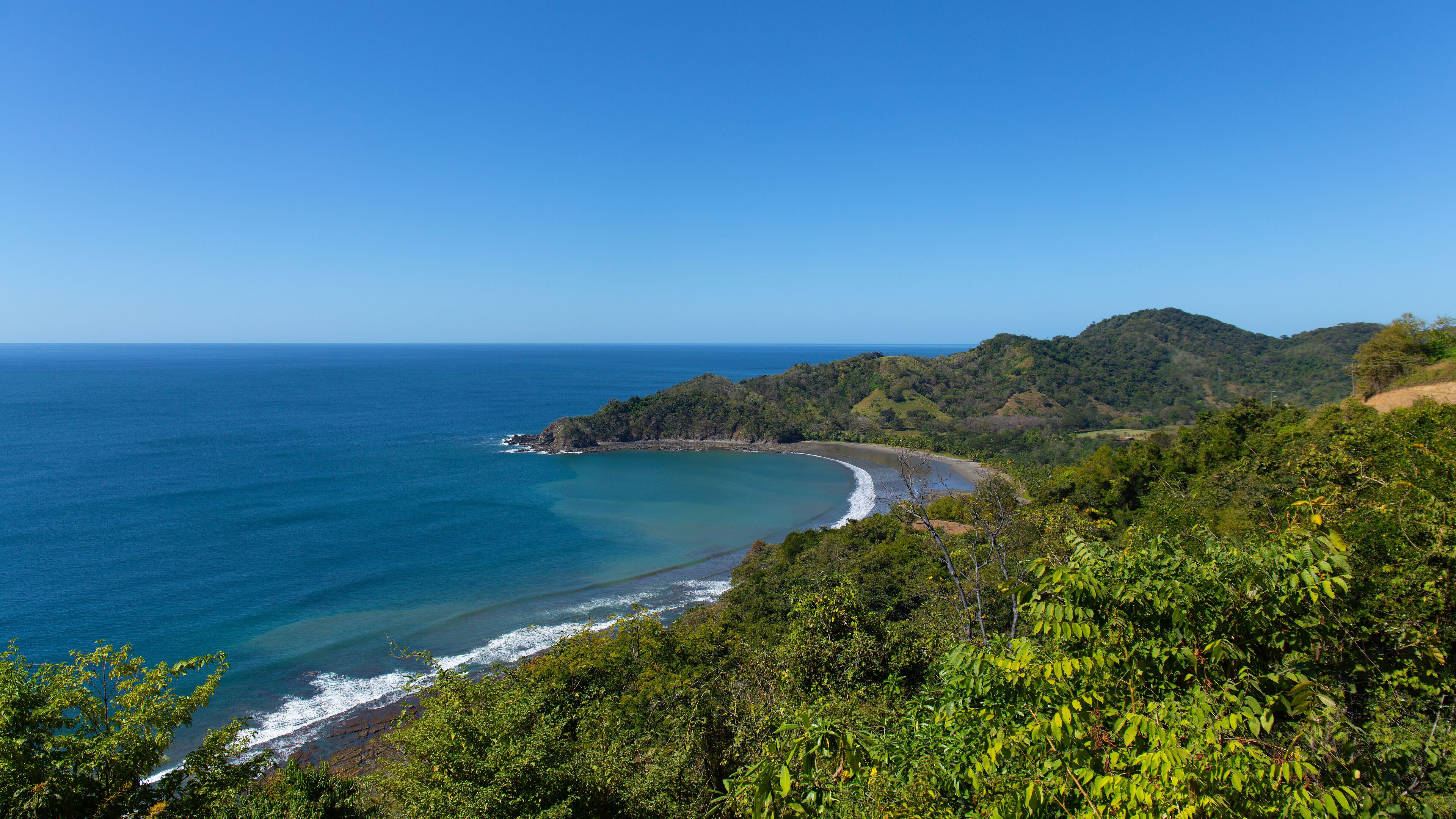 Punta Islita, a lonesome bay in Guanacaste, Costa Rica, looks like paradise, digital remastered 2023, full view