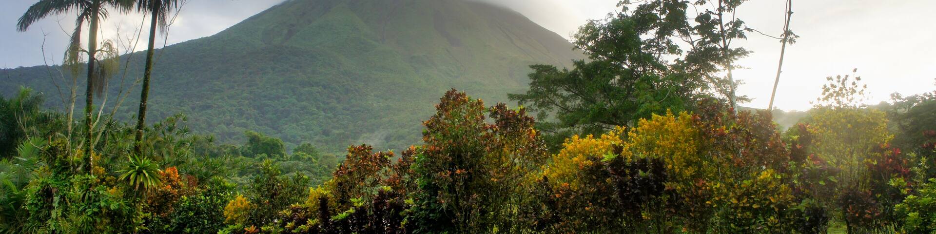 Vulcão ativo da Costa Rica