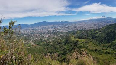 View of the Metropolitan Area of Costa Rica (GAM) from Cerros de Escazu Protected Area