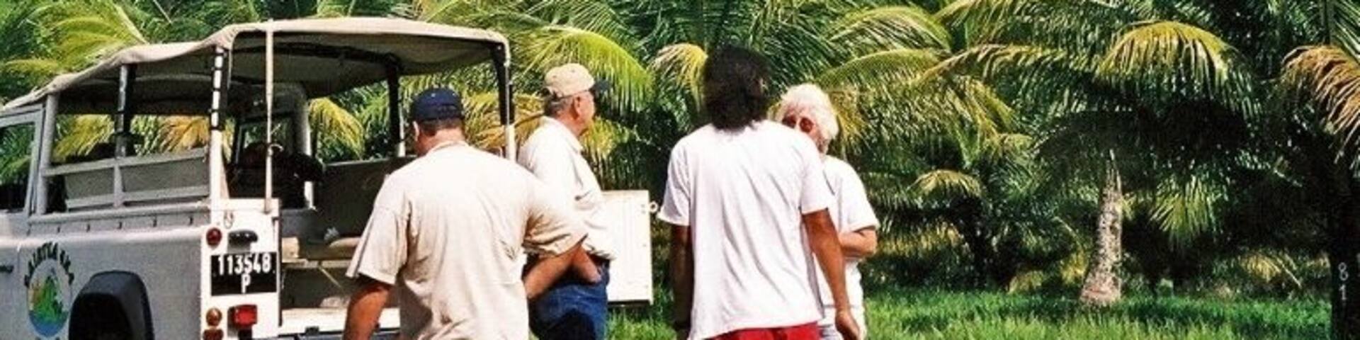 Off road trek in Tahiti