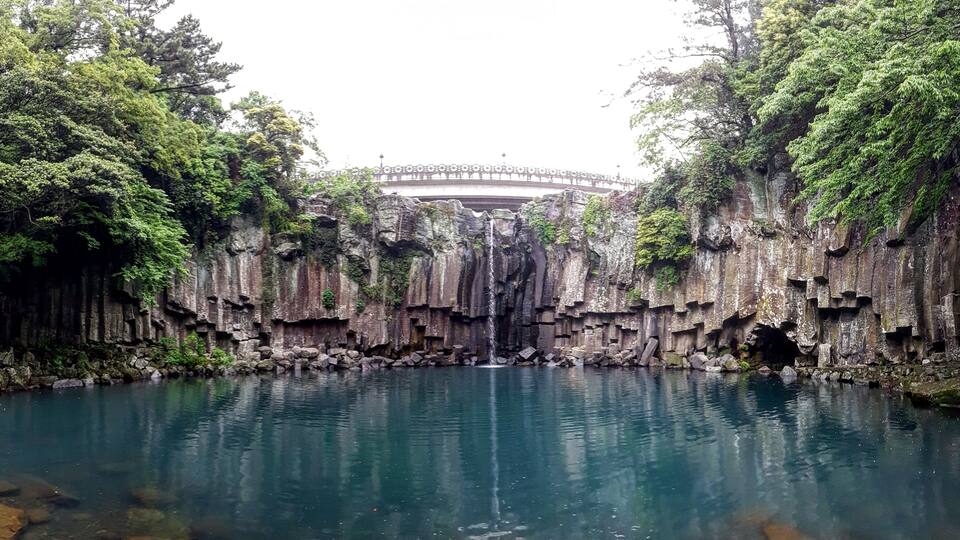 Cheonjeyeon Waterfalls, Jeju Island