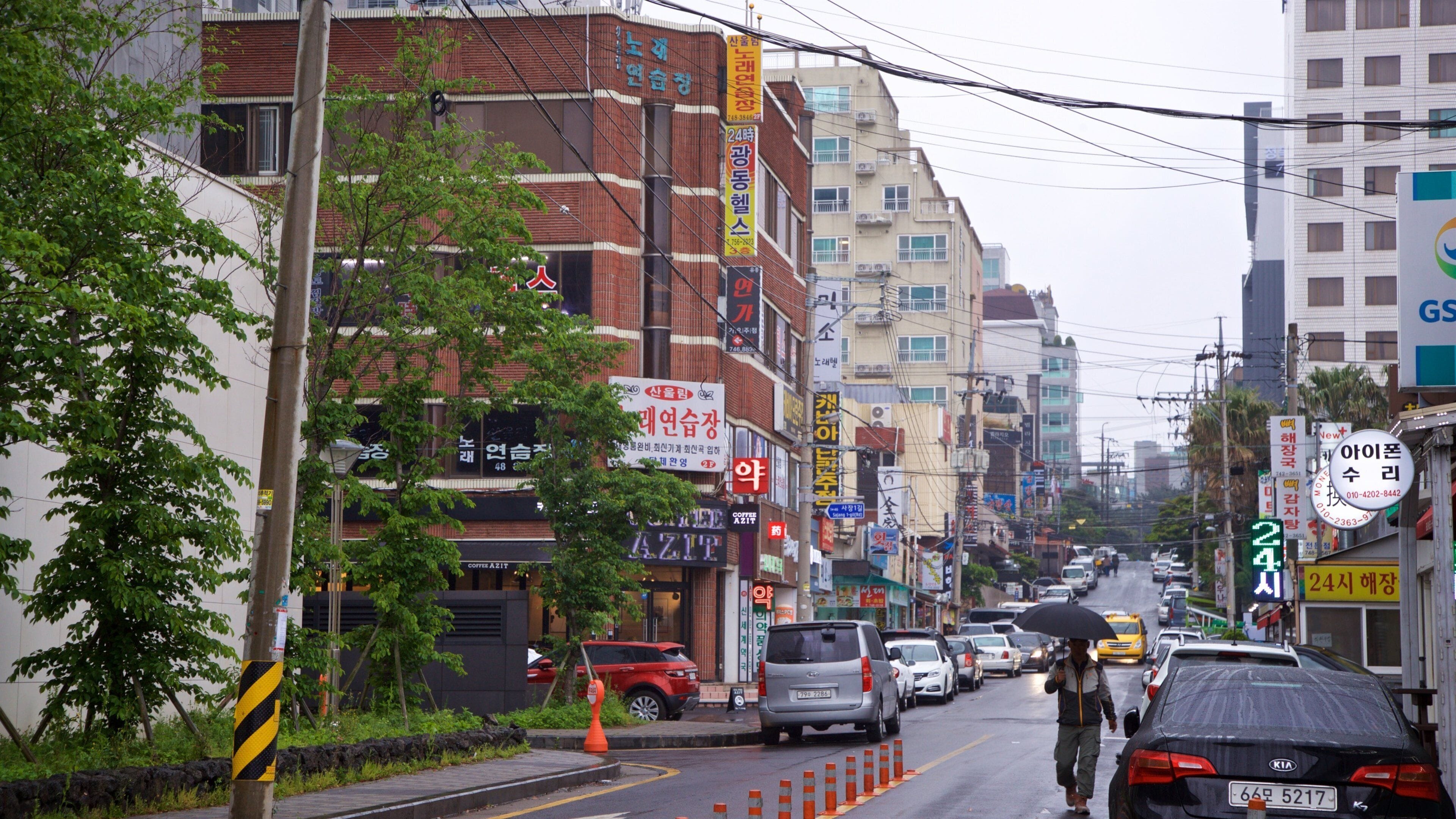Jeju City featuring a city