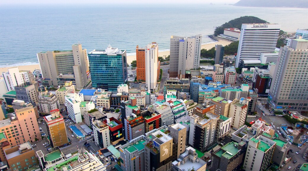Haeundae featuring general coastal views, a city and a coastal town