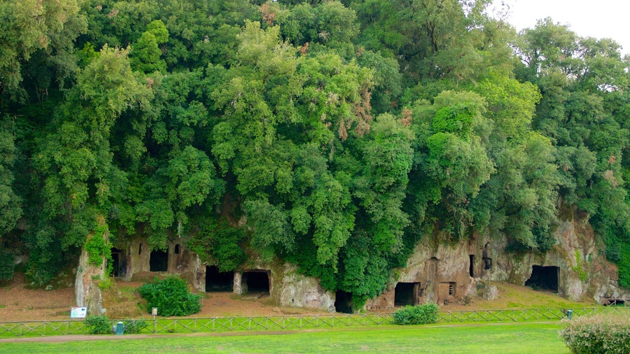 Sutri showing heritage elements