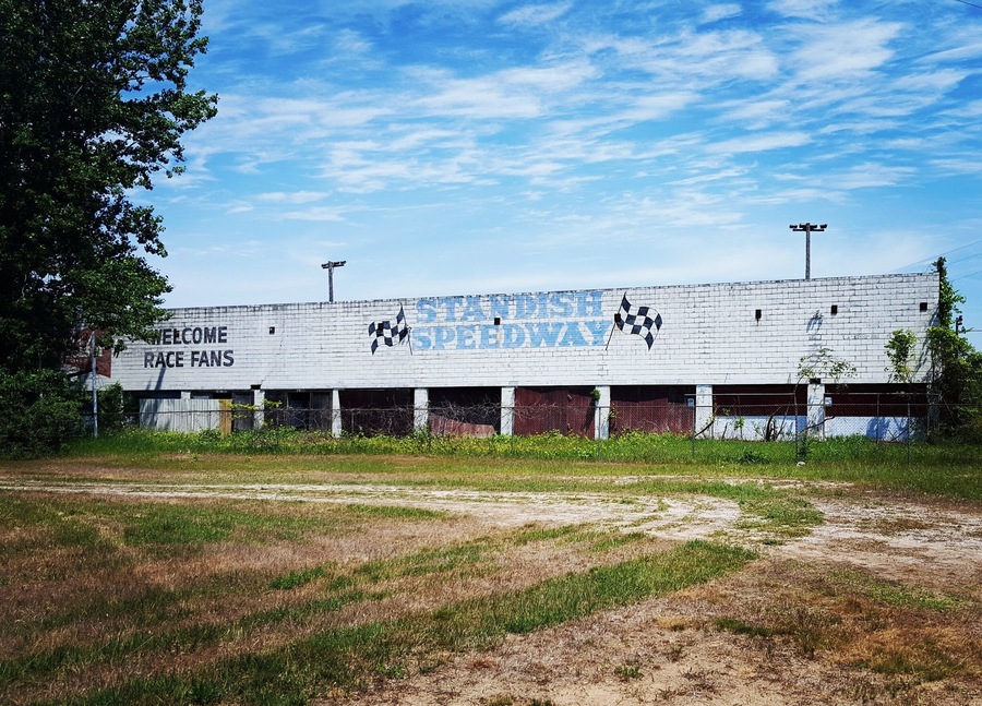 Standish, MI speedway. #abandoned #speedway #races #racecar