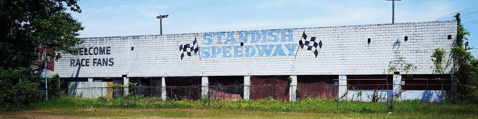 Standish, MI speedway. #abandoned #speedway #races #racecar