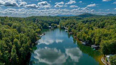 Lake Lure In Rutherford County, North Carolina