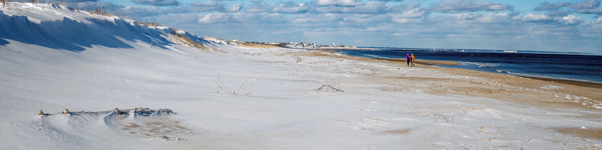 Plum Island is an 11-mile long barrier Island off the shore of Newburyport and Newbury. Once largely a summer getaway, Plum Island is increasingly a year-round community. The island has many residences, a national wildlife refuge, restaurants, an inn on the beach, and of course miles of beautiful sandy beaches.