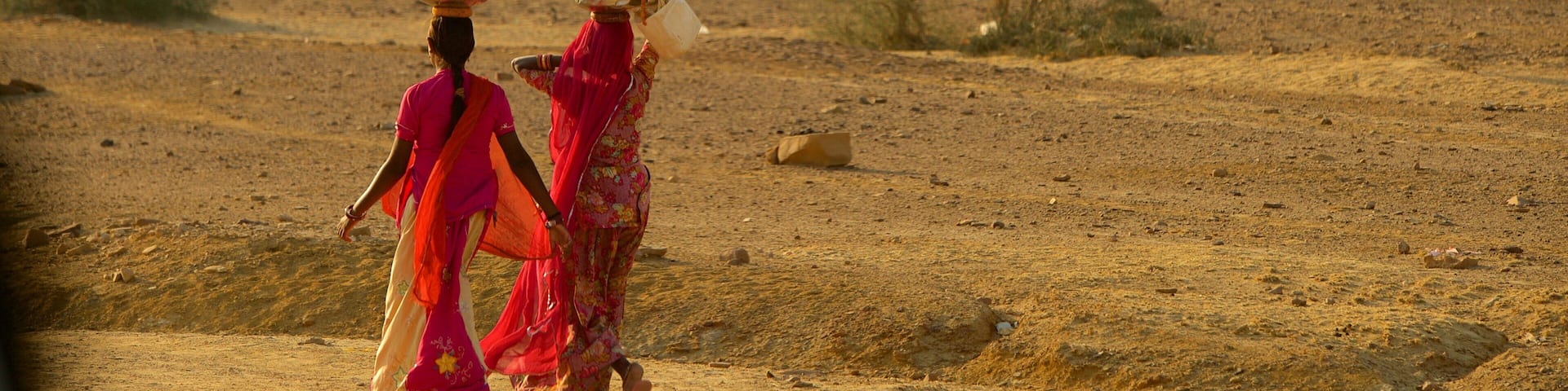 Desert National Park which includes desert views as well as a small group of people