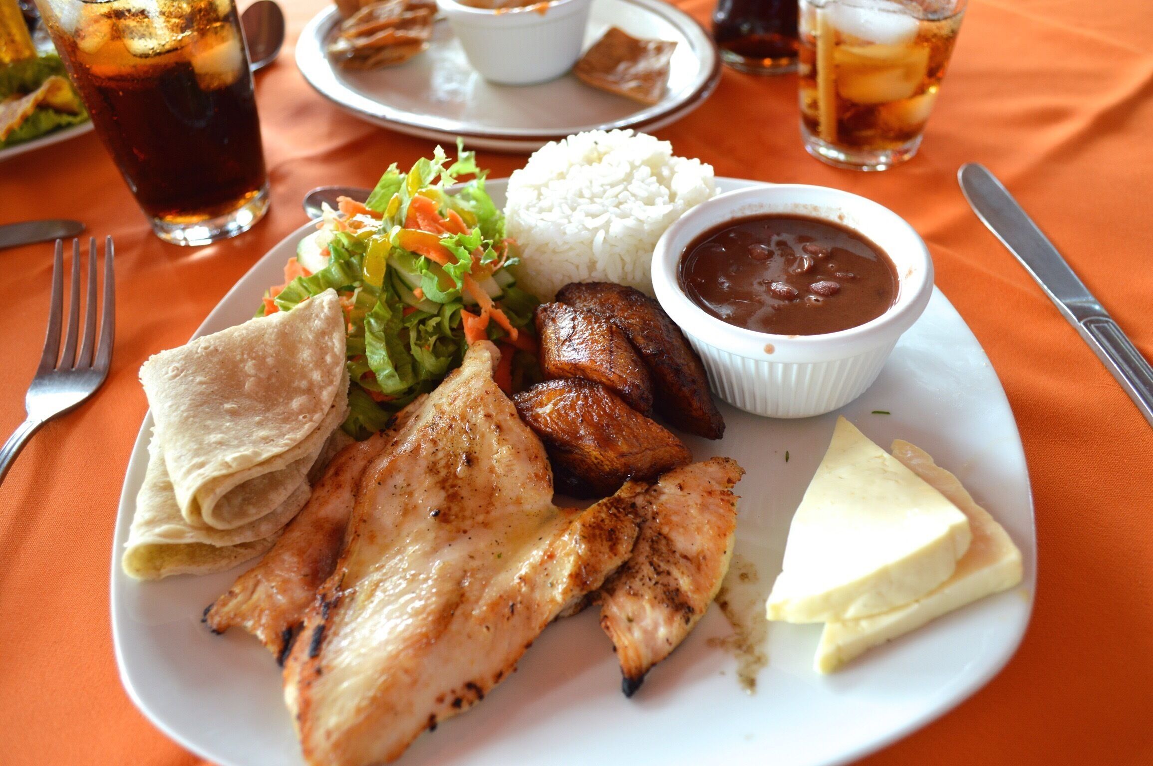 The food in Costa Rica is amazing  