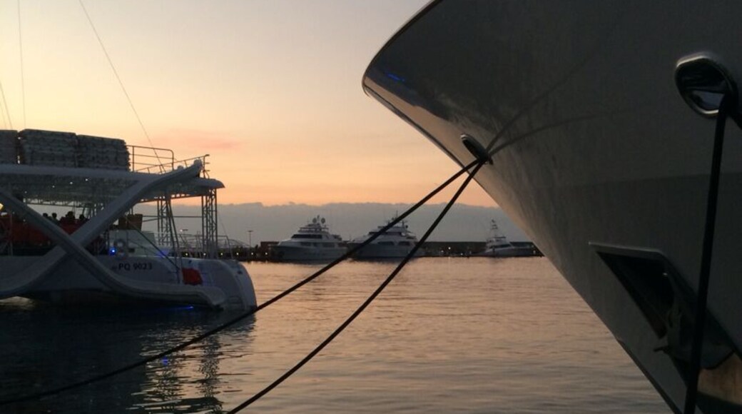 Sunset at marina Pez vela