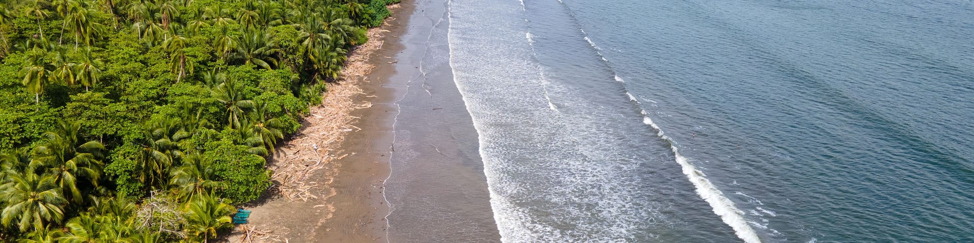 Tropical paradise beach in Tambor Costa Rica