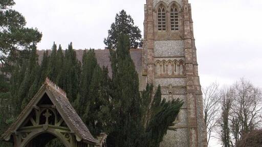 Holy Trinity, Privett, Hants. A superb Victorian 'barn' in a very small hamlet.