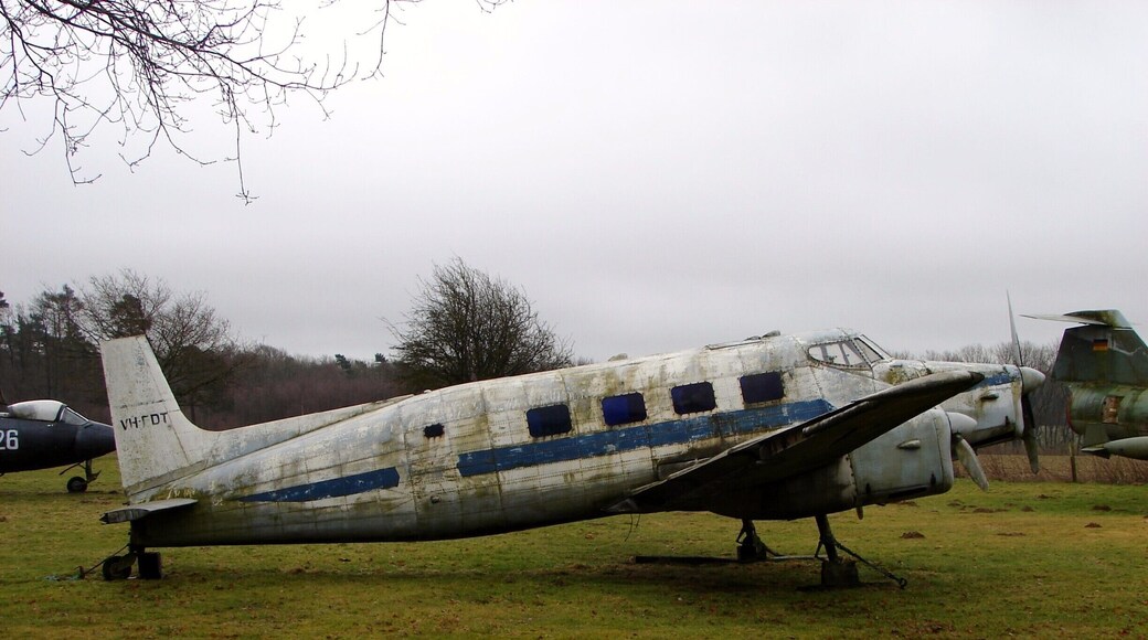 A small group of aircraft preserved at Lasham Airfield