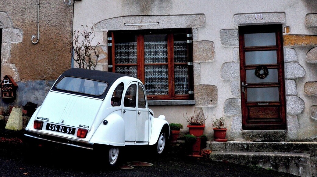 The French really do value their heritage, which can be seen at every corner -- whether it's a shop, a house, the fact that they put their powerlines underground - or the number of these fabulous little classic Citroens you see around. The model is 2CV, but you have to say it in the French way (which sounds something like 'der zher ver').