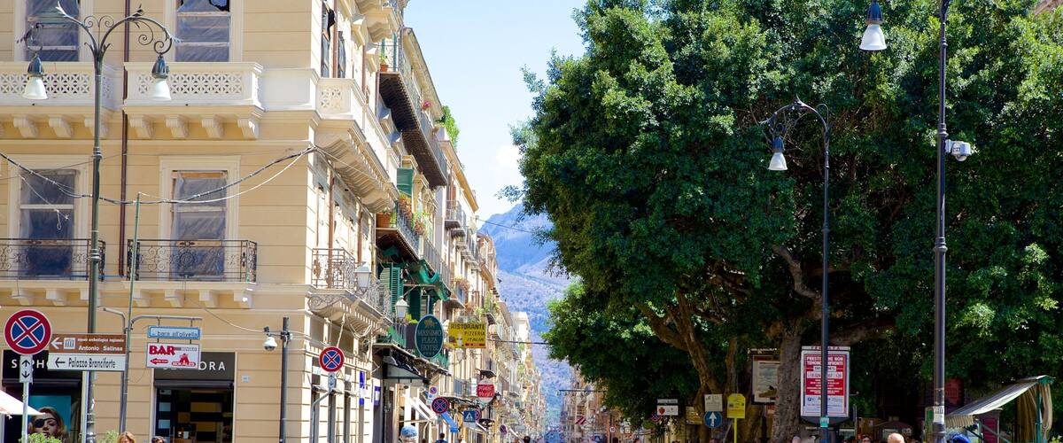 Palermo che include strade