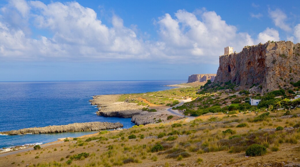 Province of Trapani which includes mountains, general coastal views and rugged coastline