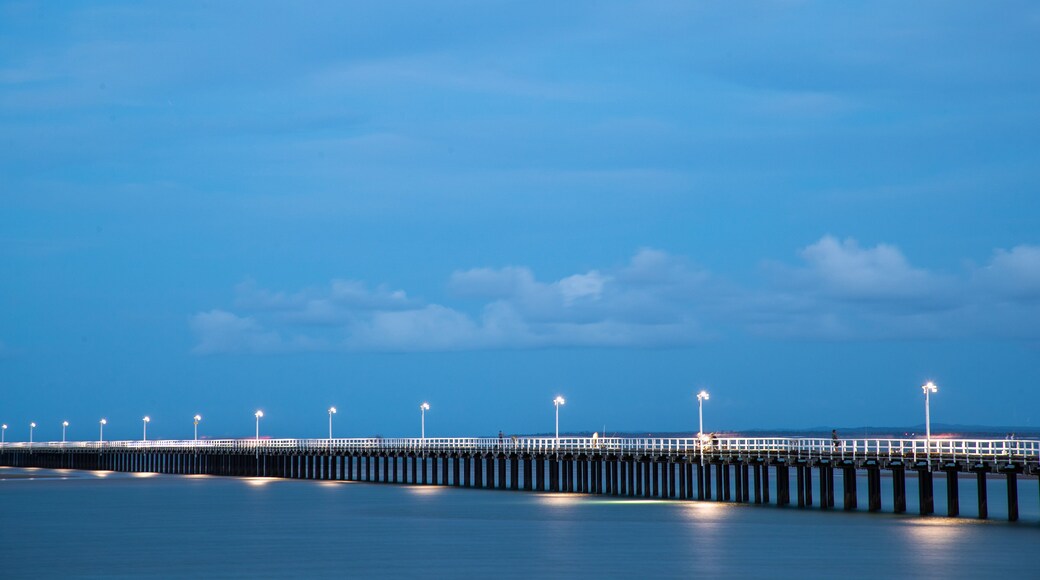 Hervey Bay featuring a bridge and night scenes