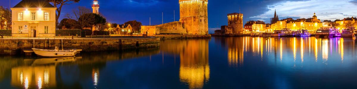 Panoramique du port de la rochelle