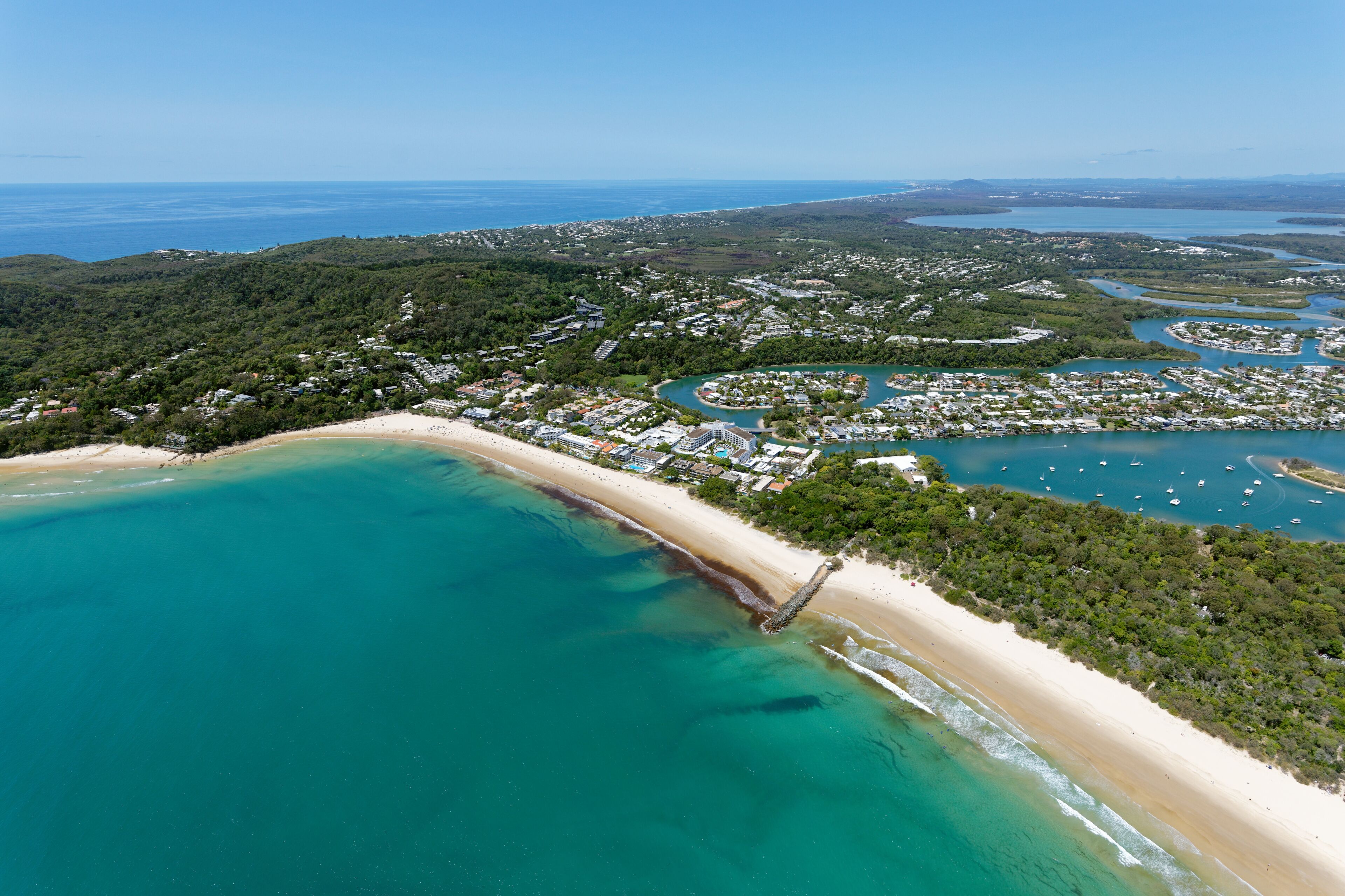 Noosa Main Beach looking south-east