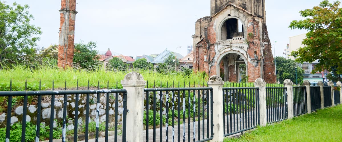 Dong Hoi, Vietnam - Nov 24, 2018 : Ancient Citadel of Dong Hoi at Dong Hoi city, Quang Binh Province, Vietnam