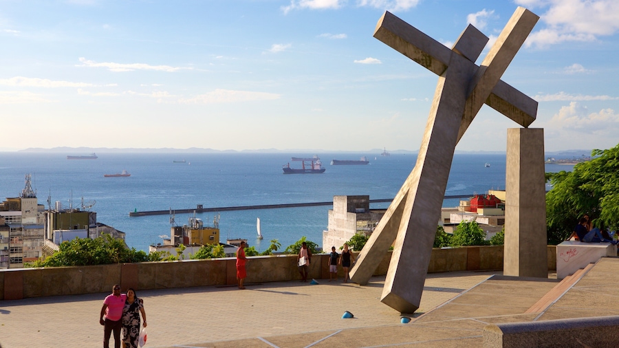 Salvador mostrando una localidad costera, vistas de una costa y vistas panorámicas