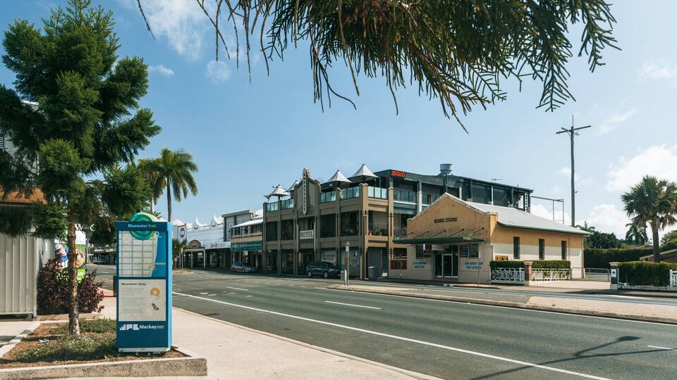 Mackay featuring a small town or village