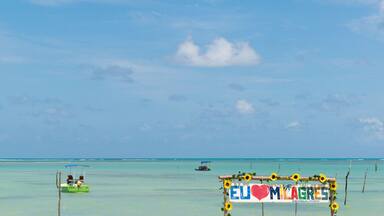 Sao Miguel dos Milagres beach landscape, Alagoas, Brazil.