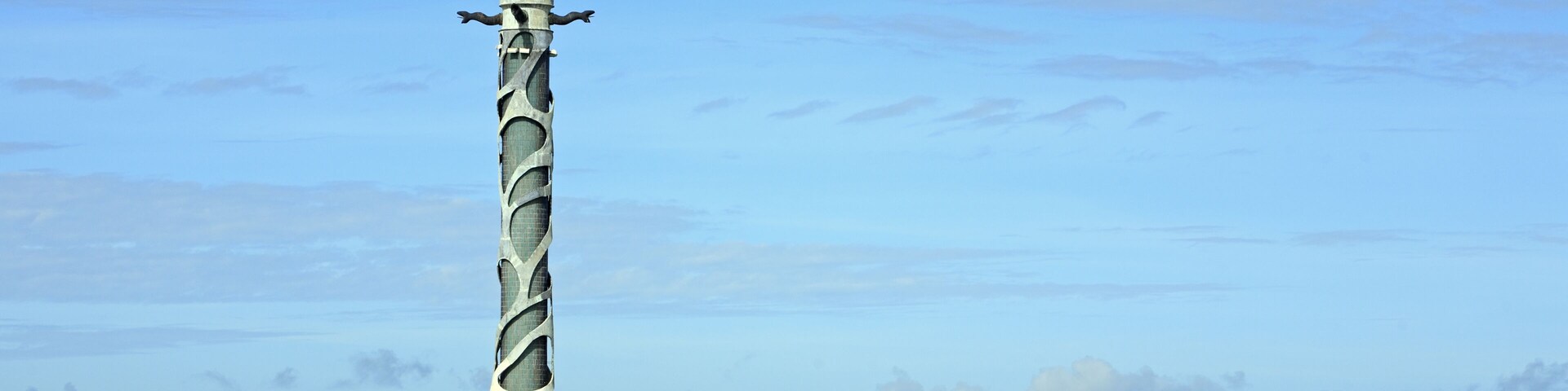 Sculpture park deck in recife pernambuco state brazil