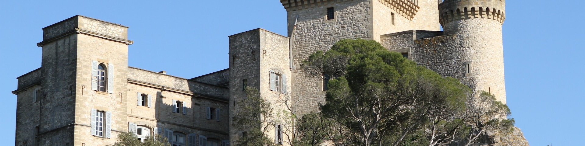 The castle of La Barben (Bouches-du-RhĂŽne, France)