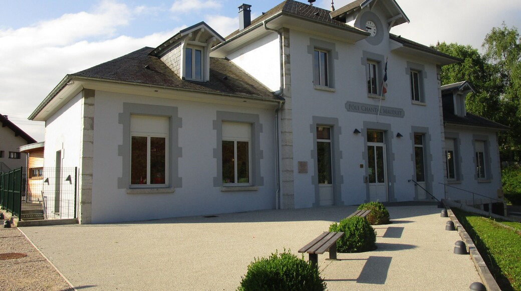 The former city hall of Barberaz, now converted as socio-cultural space under the name of Pôle Chantal Mauduit, on June 6, 2016.