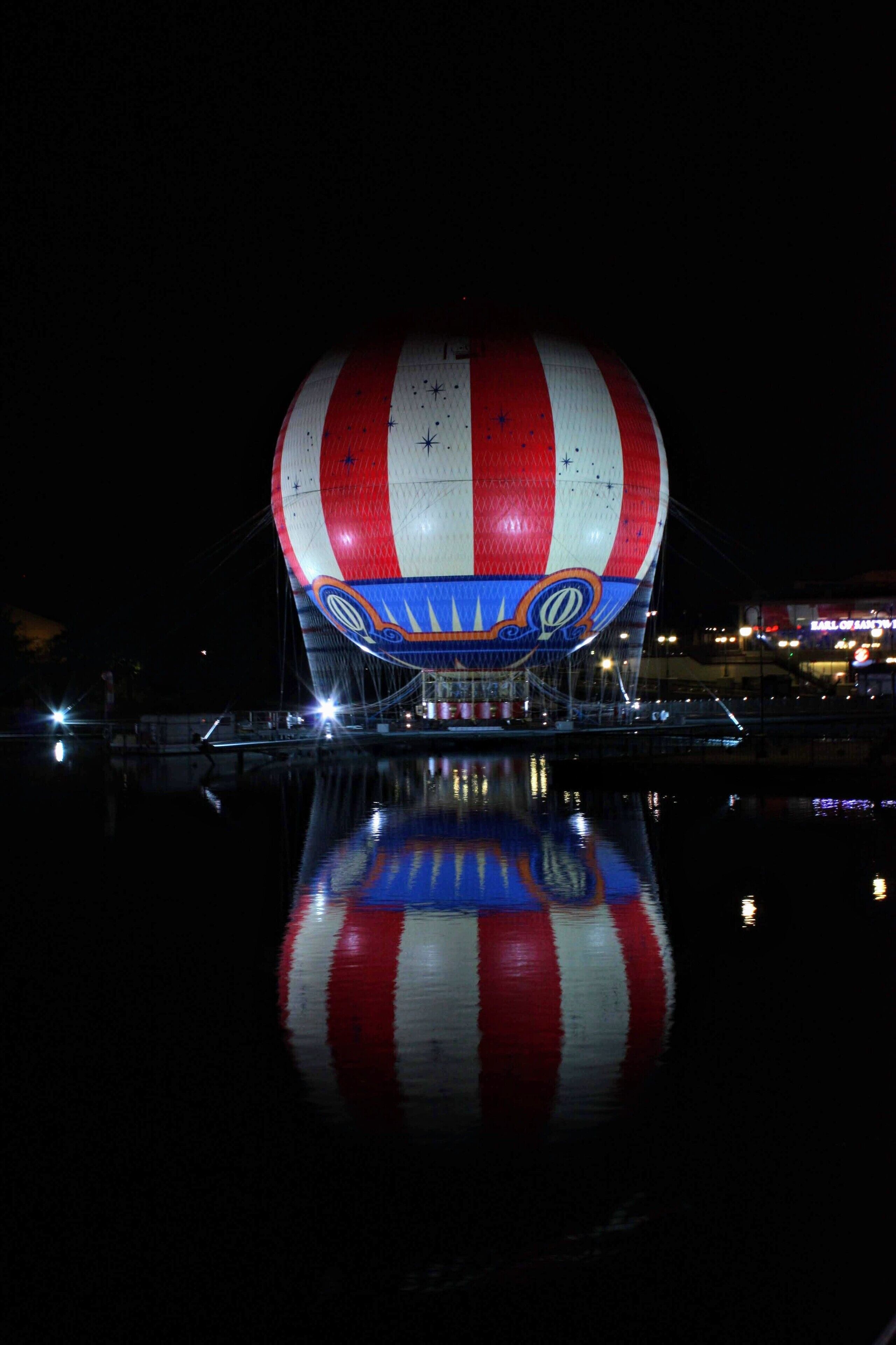 As an interlude to the hustle and bustle of getting around Disneyland the Balloon on the lake offers relaxing panoramic views. #disney #lifeatexpedia