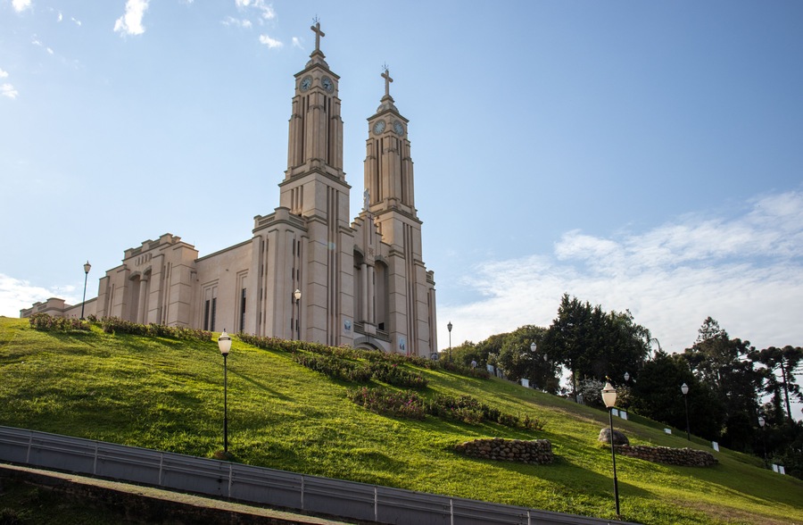 Church tourist and religious spot of São Bento do Sul in Santa Catarina Brazil