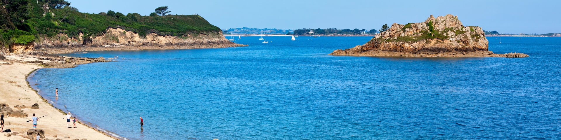 Roc'h Gored island in Carantec