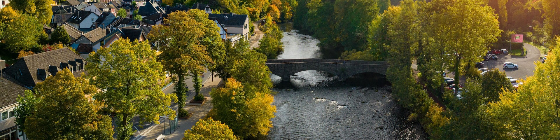 Heimbach small Eifel village in Germany