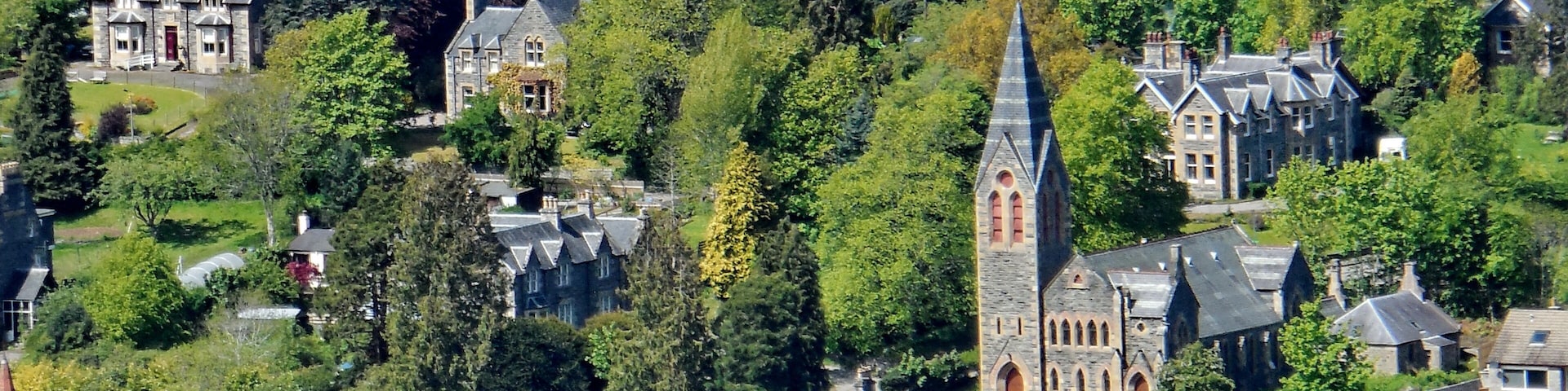 Strathpeffer from the hill